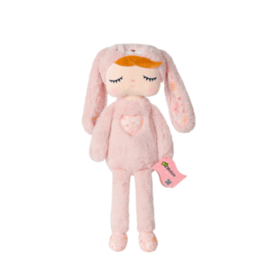 Boneca Metoo Angela Plush Manu Coelha Rosa