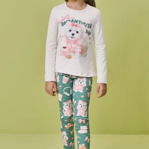 Conjunto de Blusa e Calça Legging