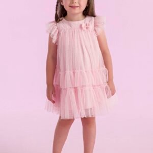 VESTIDO DE TULE COM LAÇO