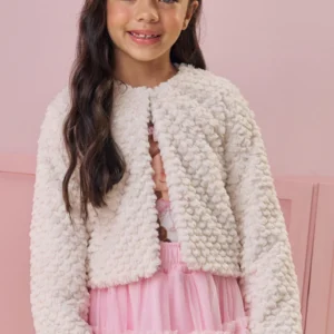 Casaqueto em Pêlo Ondas Off White