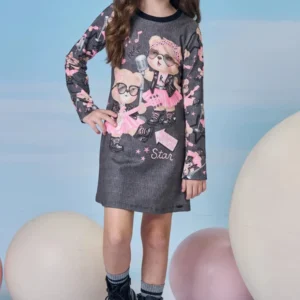 Vestido Termoskin Peluciado Rock Star