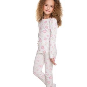 Pijama Floral Canelado