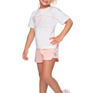 Conjunto Infantil Feminino Blusa e Short Have Fun