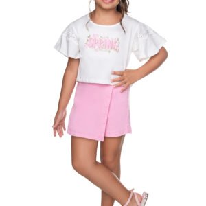 Conjunto Blusa + Short-Saia