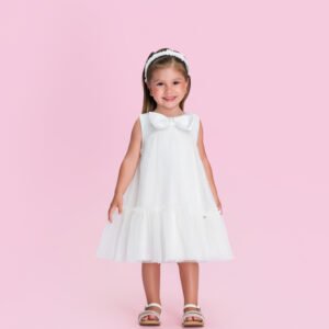 Vestido Infantil Petit Cherie Off White