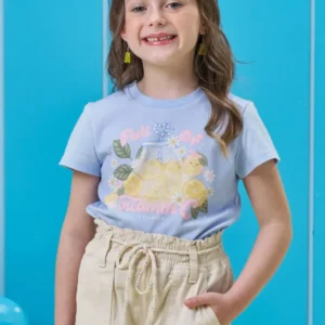 Blusa em Meia Malha Azul