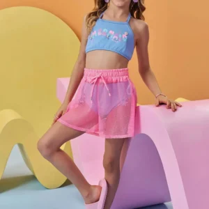 Shorts Saída de Praia em Tela Fashion