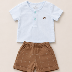 Conjunto Infantil FBR Camisa + Short Listrado