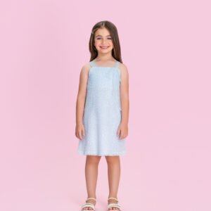 Vestido Infantil Petit Cherie Azul
