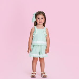 Conjunto Infantil Petit Cherie Verde